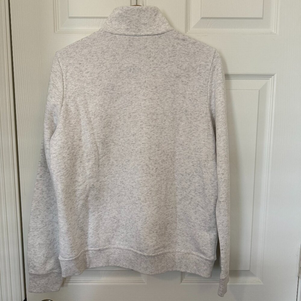 NWT Nike Club Fleece 1/4-Zip Pullover Sweatshirt, Size Medium, Light Grey